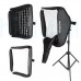 Godox dördbucaqlı softbox (80x80 sm) + Honeycomb parçası